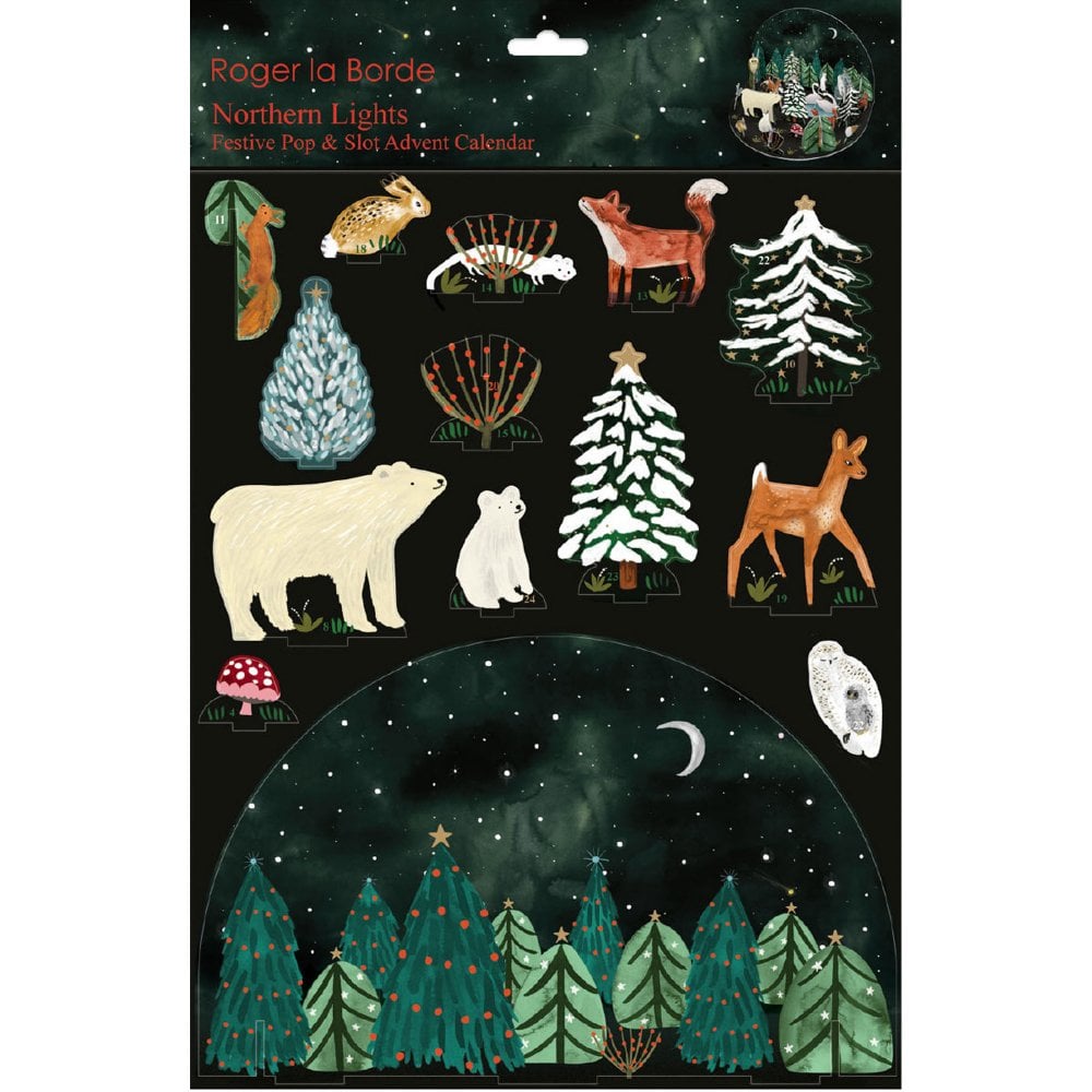 Large Pop & Slot Advent Calendar Northern Lights