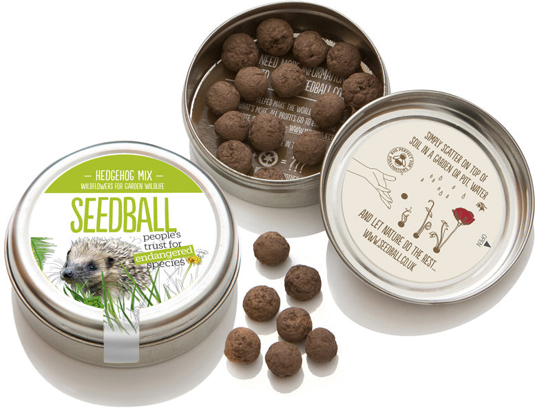 PTES Hedgehog Mix Seedball Tin