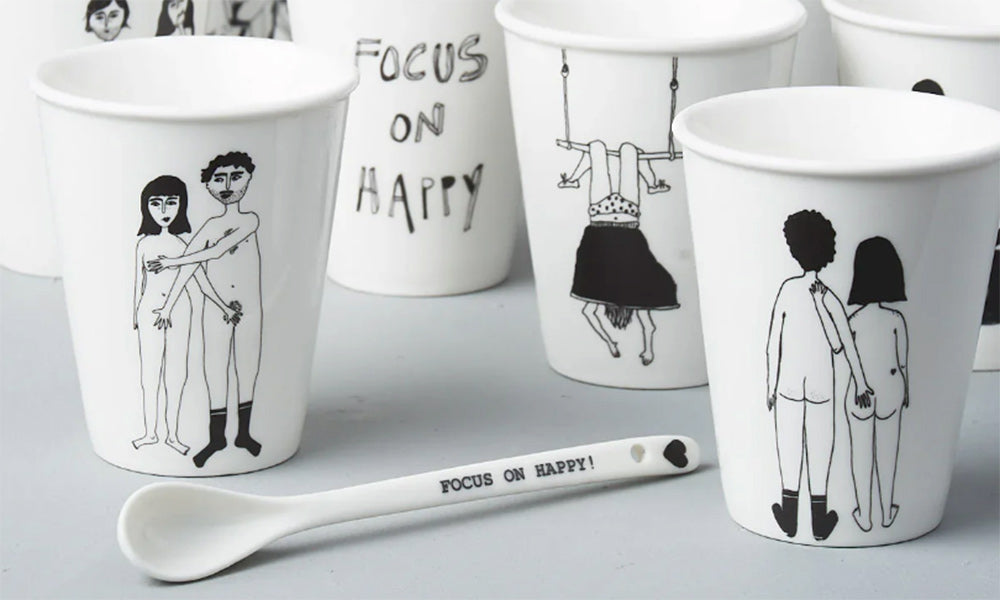 helen b porcelain cups | Flux