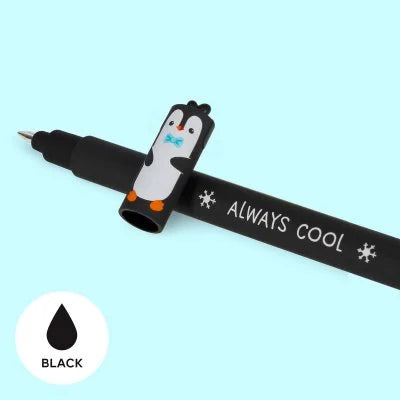 Erasable Pen Penguin Turquoise Ink