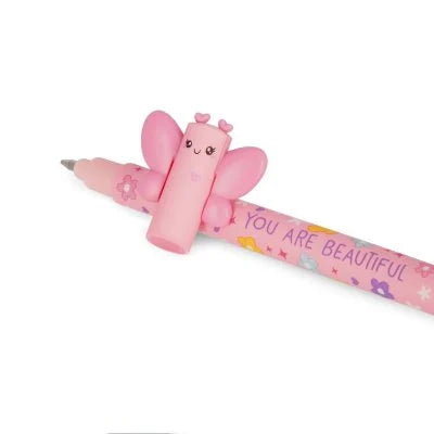 Erasable Pen Butterfly Pink Ink