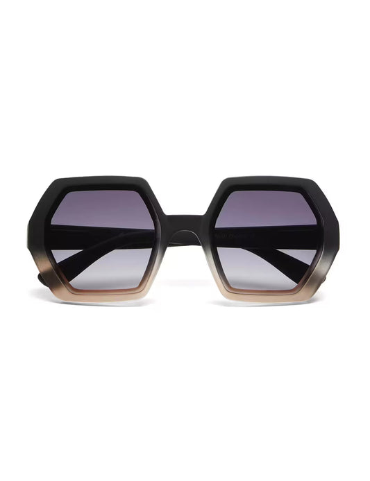 Okkia Sunglasses Emma Hexagon (Black Rose)