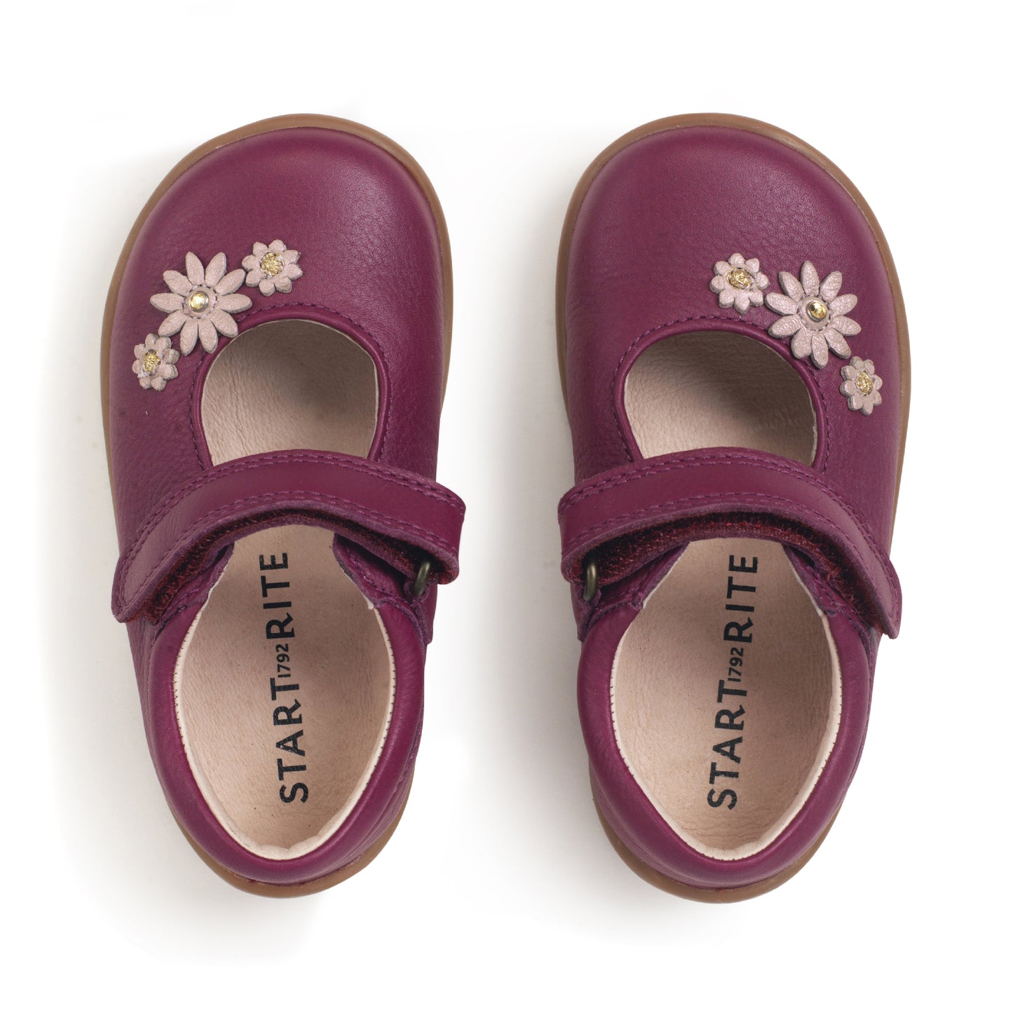 StartRite FAIRY TALE Leather Shoes (Red Plum) 20-24