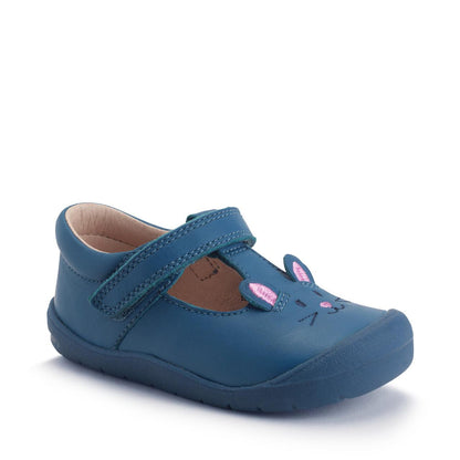 StartRite FELLOW Leather Velcro Shoes (Blue)