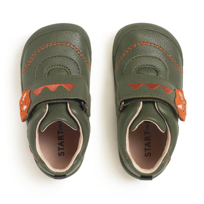 StartRite DINO FOOT Velcro Shoes (Khaki) 20-23.5