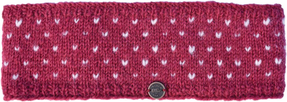 Naya Wool Headband Tick Raspberry
