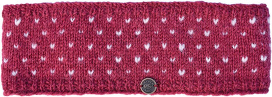 Naya Wool Headband Tick Raspberry