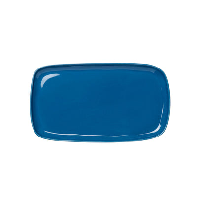 Stoneware Antipasti Plate Mid Blue