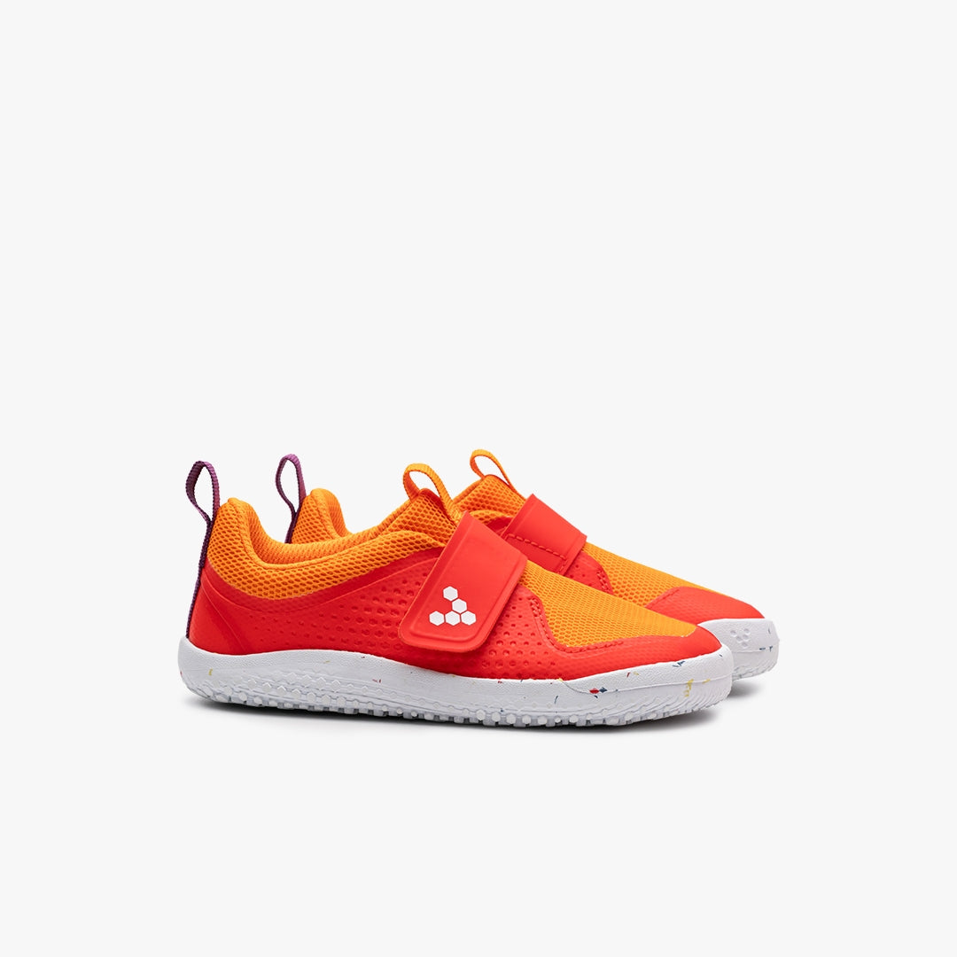 VivoBarefoot Kids Primus Sport III Trainers (Cherry Tomato)