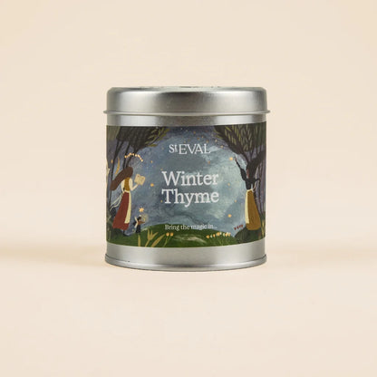 St Eval Christmas Candle Tin Winter Thyme