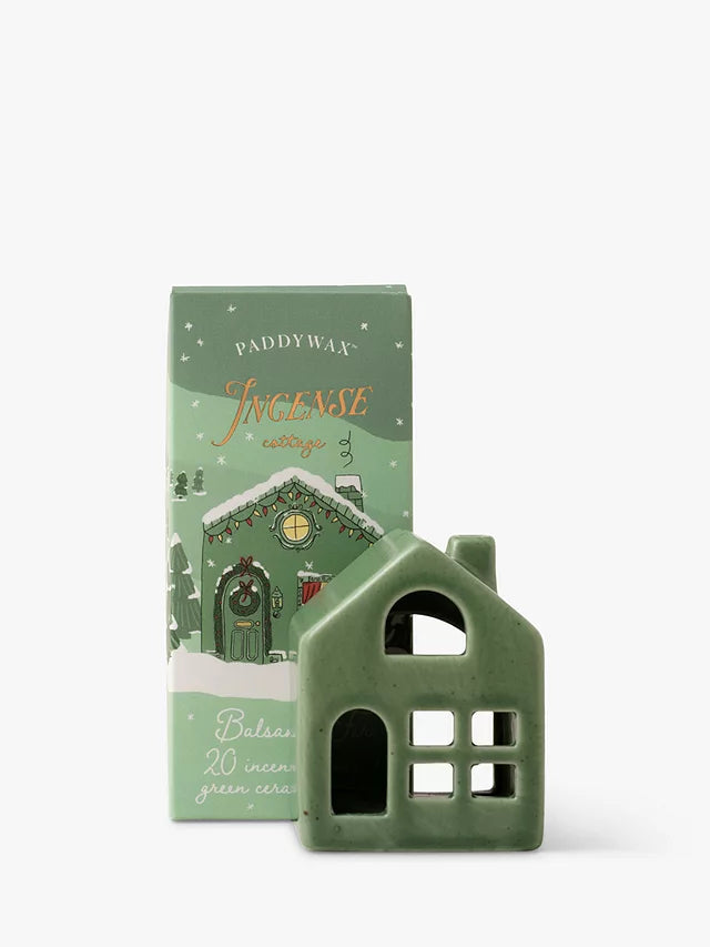 Ceramic Incense House - Balsam & Fir