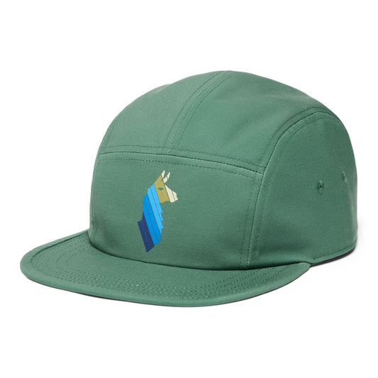 Cotopaxi Tech Llama Stripes 5-Panel Hat (Vine)