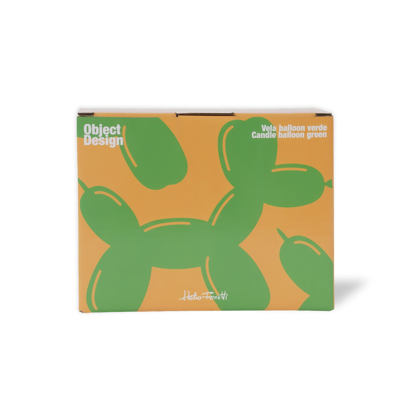 HF Balloon Dog Candle Green