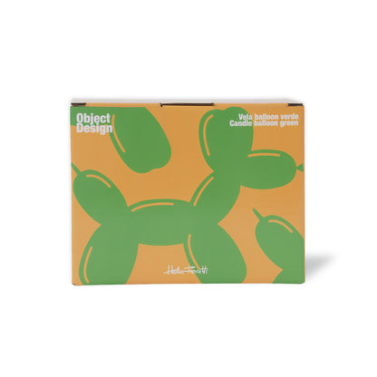 HF Balloon Dog Candle Green
