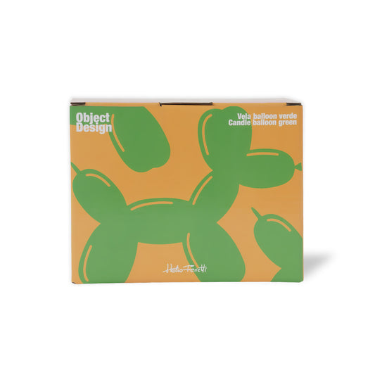 HF Balloon Dog Candle Green