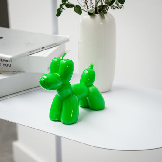 HF Balloon Dog Candle Green