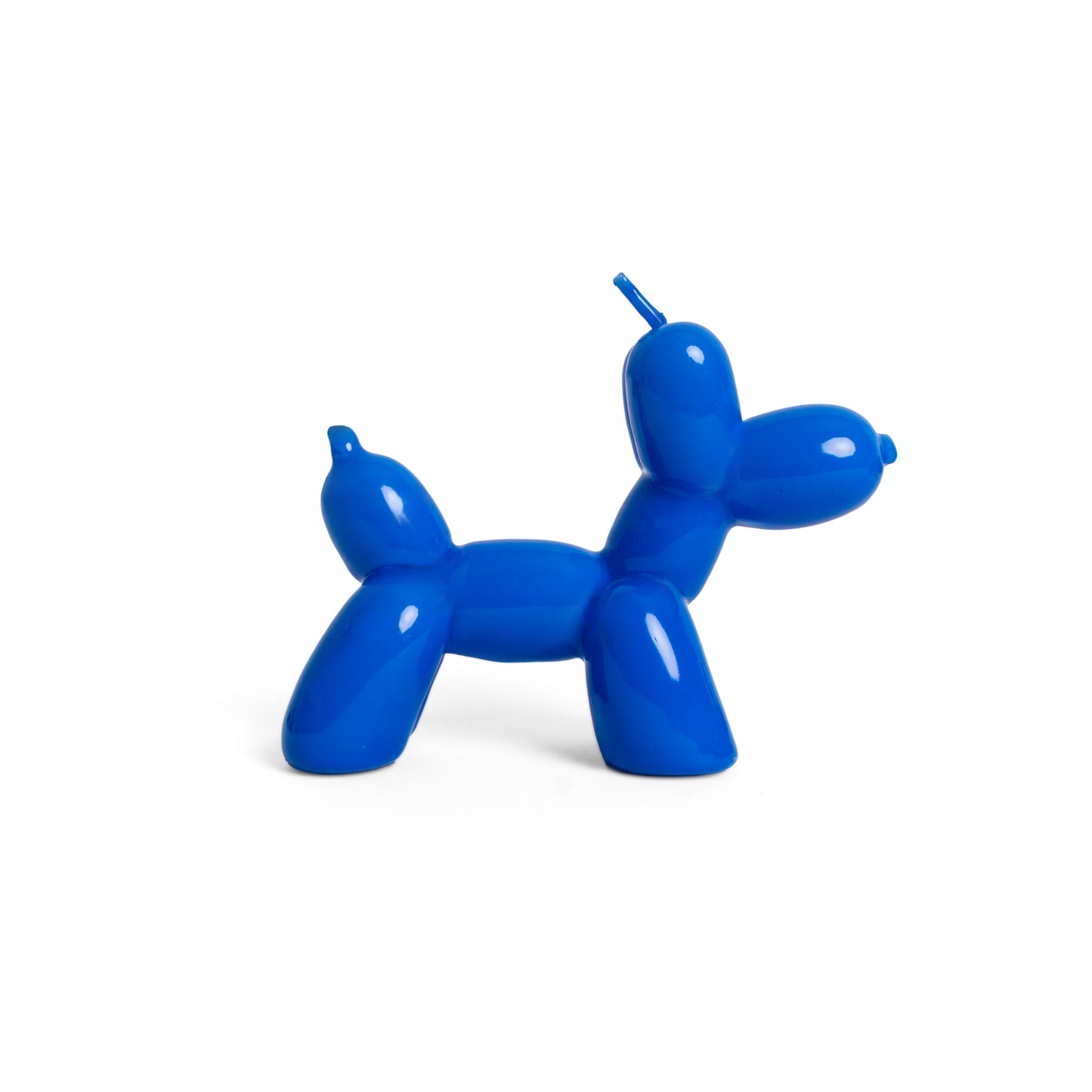 Balloon Dog Candle Electric Blue