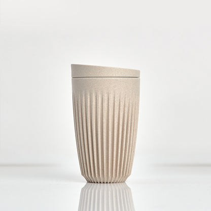 12oz Huskee Travel Cup & Lid (Natural)