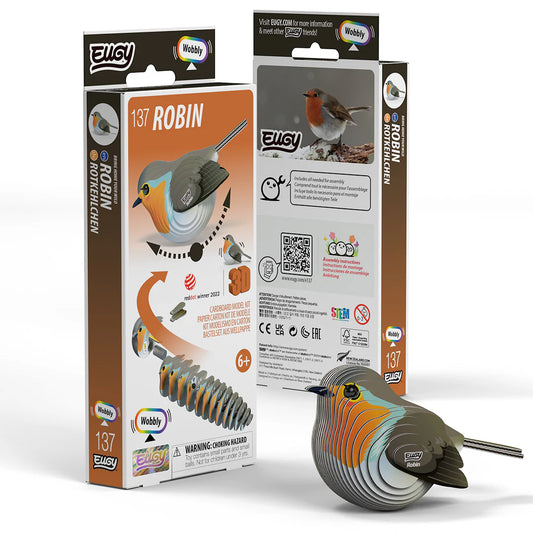 Eugy 3D Model Kit Robin