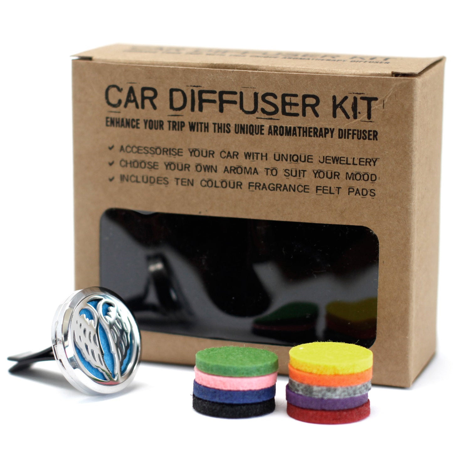 Car Diffuser Kit Angel Wings 30mm