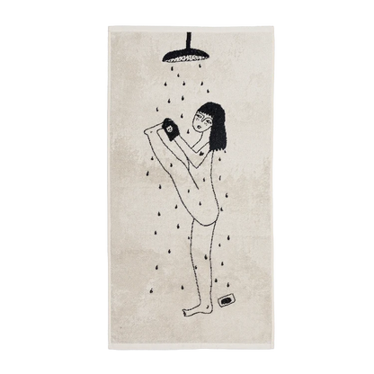 Set of 2 Towels - Yoga In The Shower