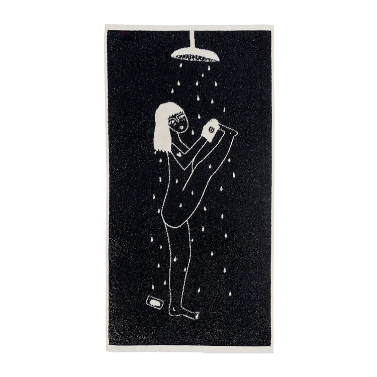 Set of 2 Towels - Yoga In The Shower