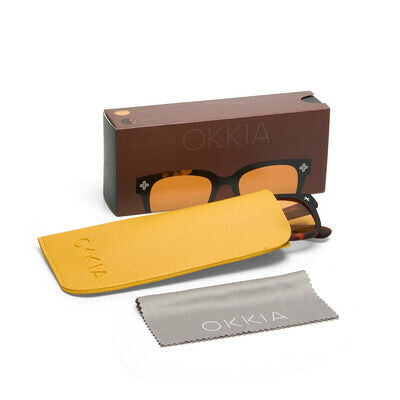 Giovanni Sunglasses (Havana Black/Yellow Lens)