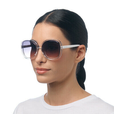 Anna Sunglasses (Clear/Black Lenses)