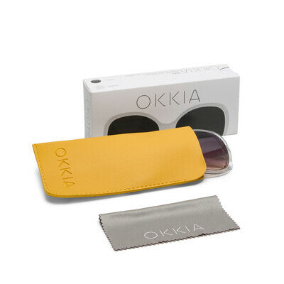 Anna Sunglasses (Clear/Black Lenses)