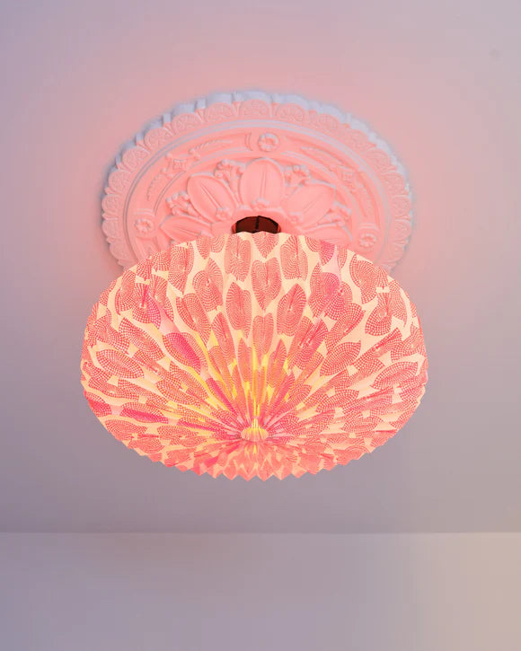 Origami Lampshade Saucer Sun Mask