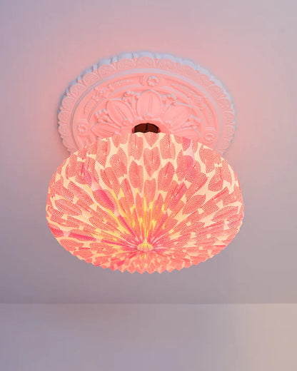 Origami Lampshade Saucer Sun Mask