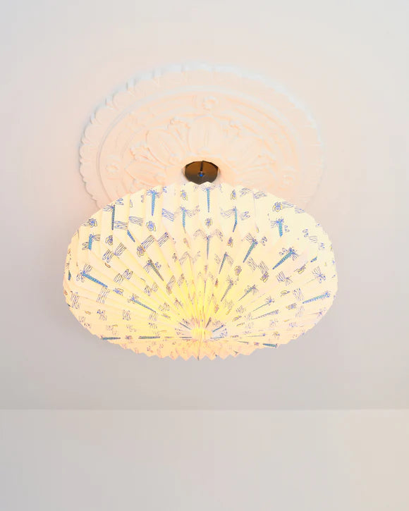 Origami Paper Lampshade Saucer Dragonfly