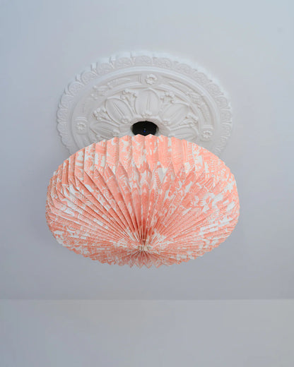 Origami Lampshade Saucer Indian Toile