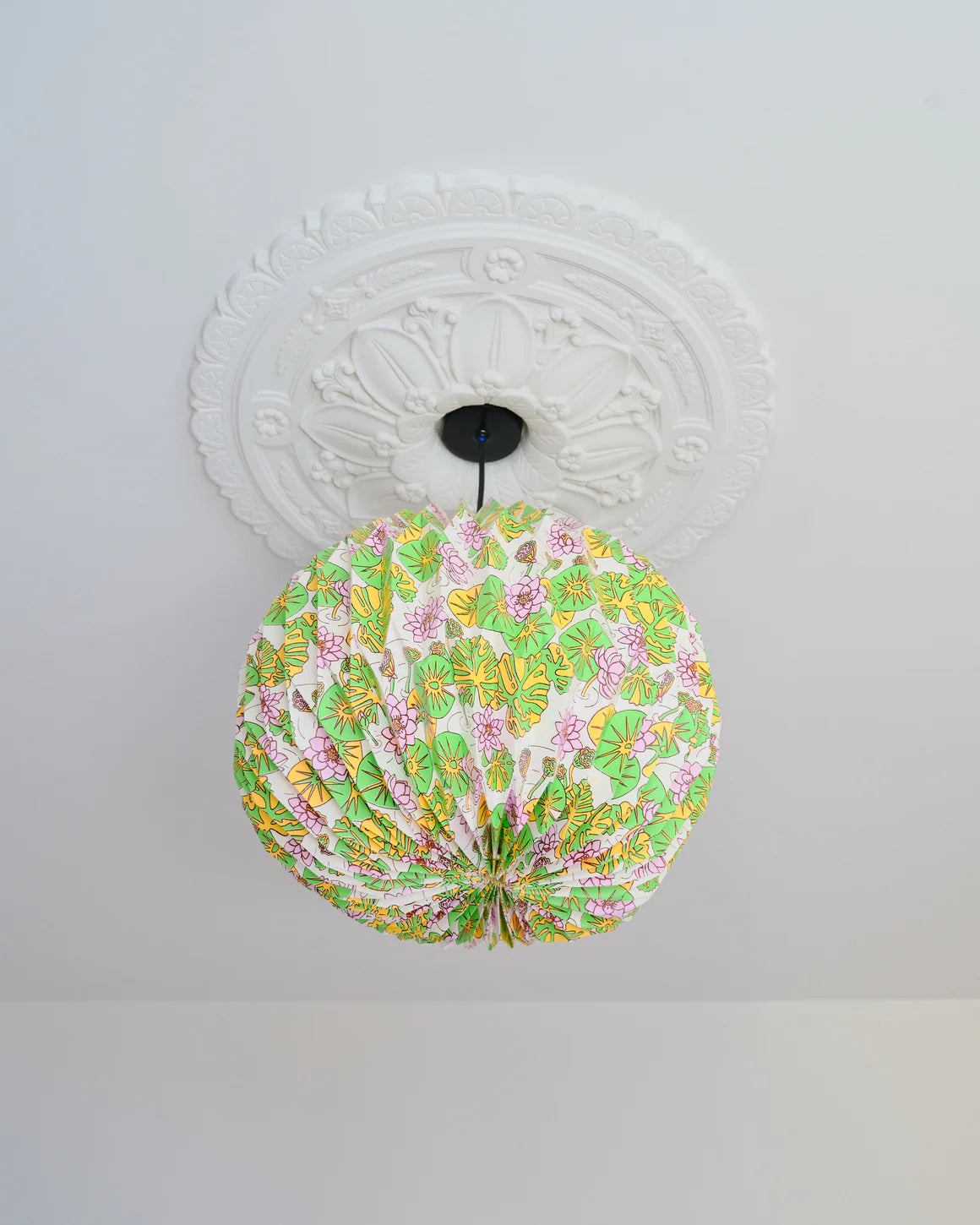 Origami Lampshade Globe Waterlilies