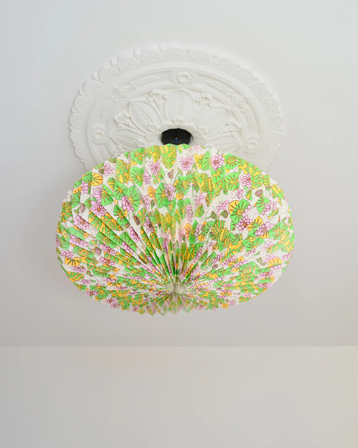 Origami Lampshade Saucer Waterlilies