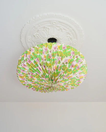 Origami Lampshade Saucer Waterlilies