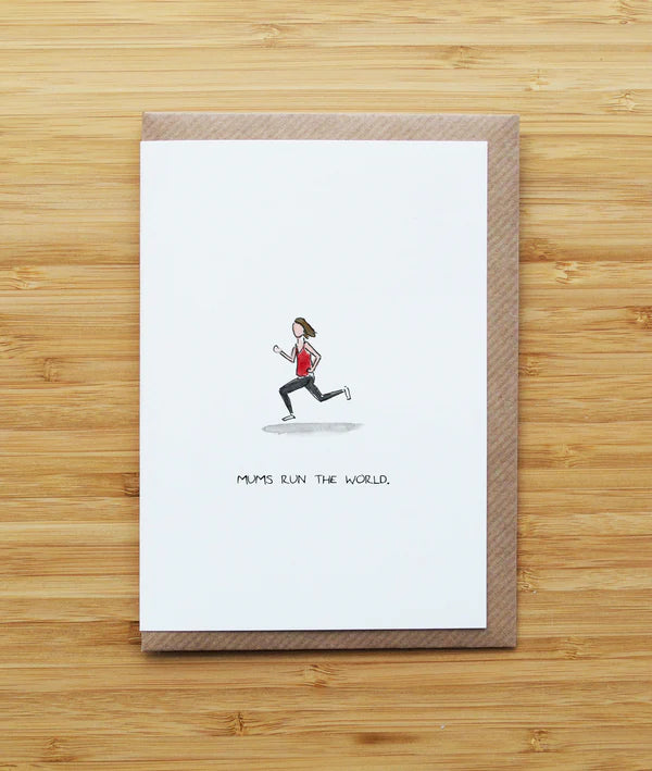 Blank Card - Mums Run The World