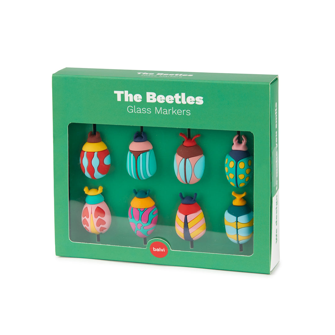 The Beetles Glass Markers 8pk