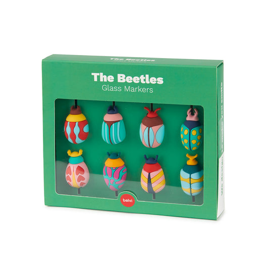 The Beetles Glass Markers 8pk