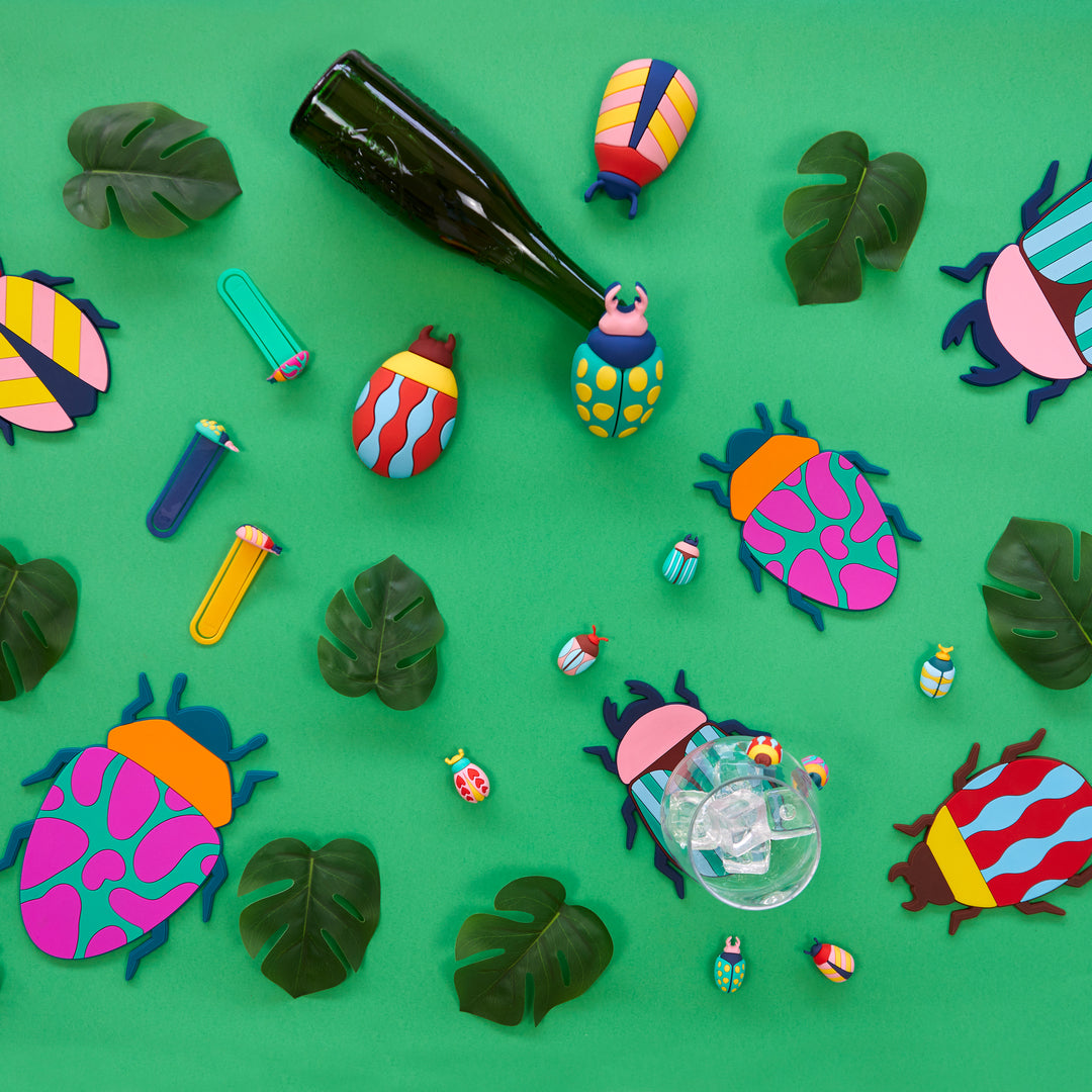 The Beetles Glass Markers 8pk