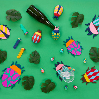 The Beetles Glass Markers 8pk