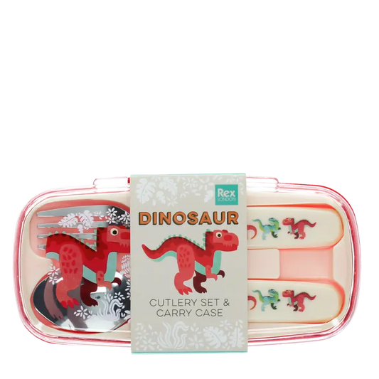 Childrens Cutlery Set Baby Dinos