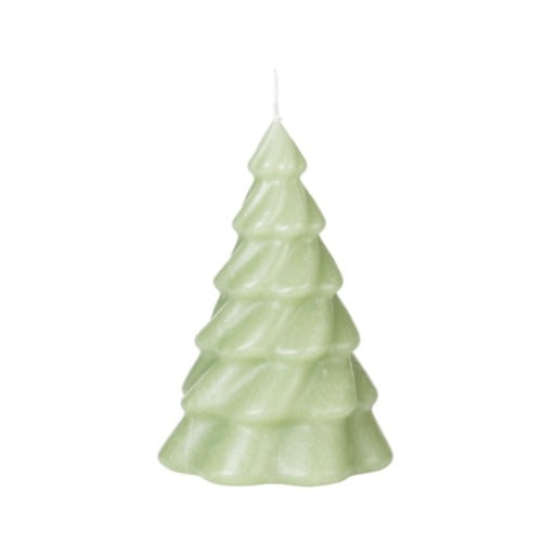 Pinus Xmas Tree Candle Dusty Green