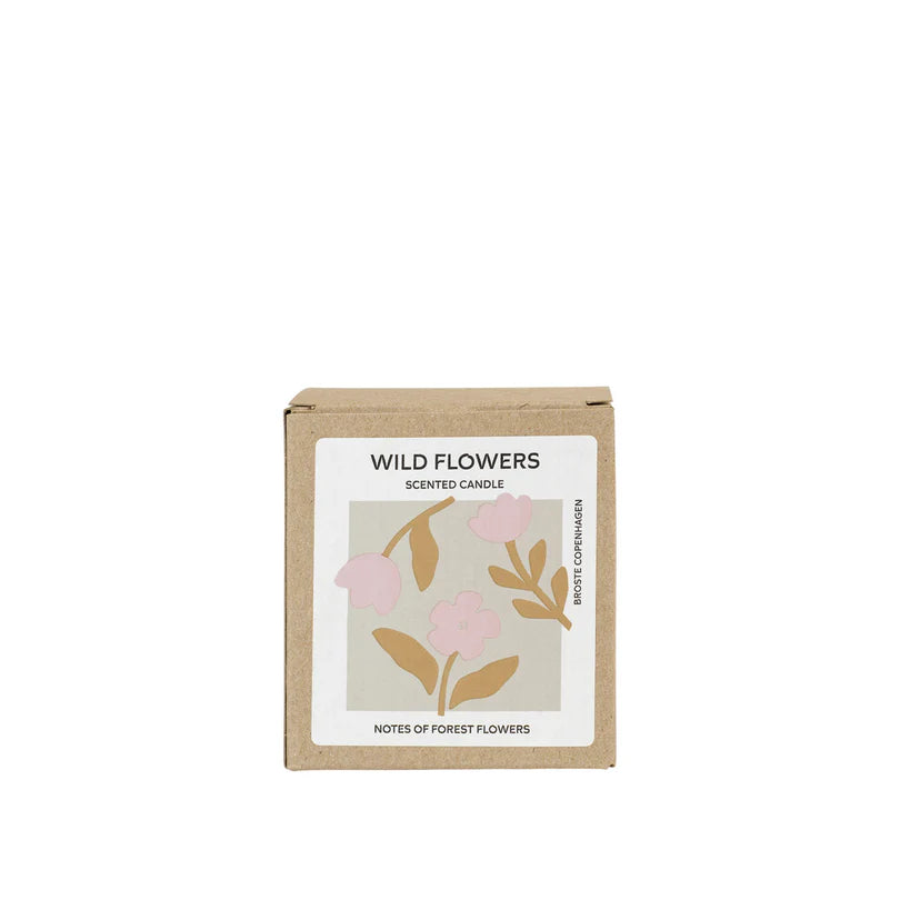 Broste Scented Soy Candle - Wild Flowers