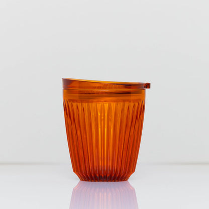 8oz Huskee Renew Travel Cup & Lid (Amber)