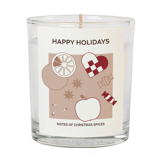 Broste Scented Soy Candle - Happy Holidays