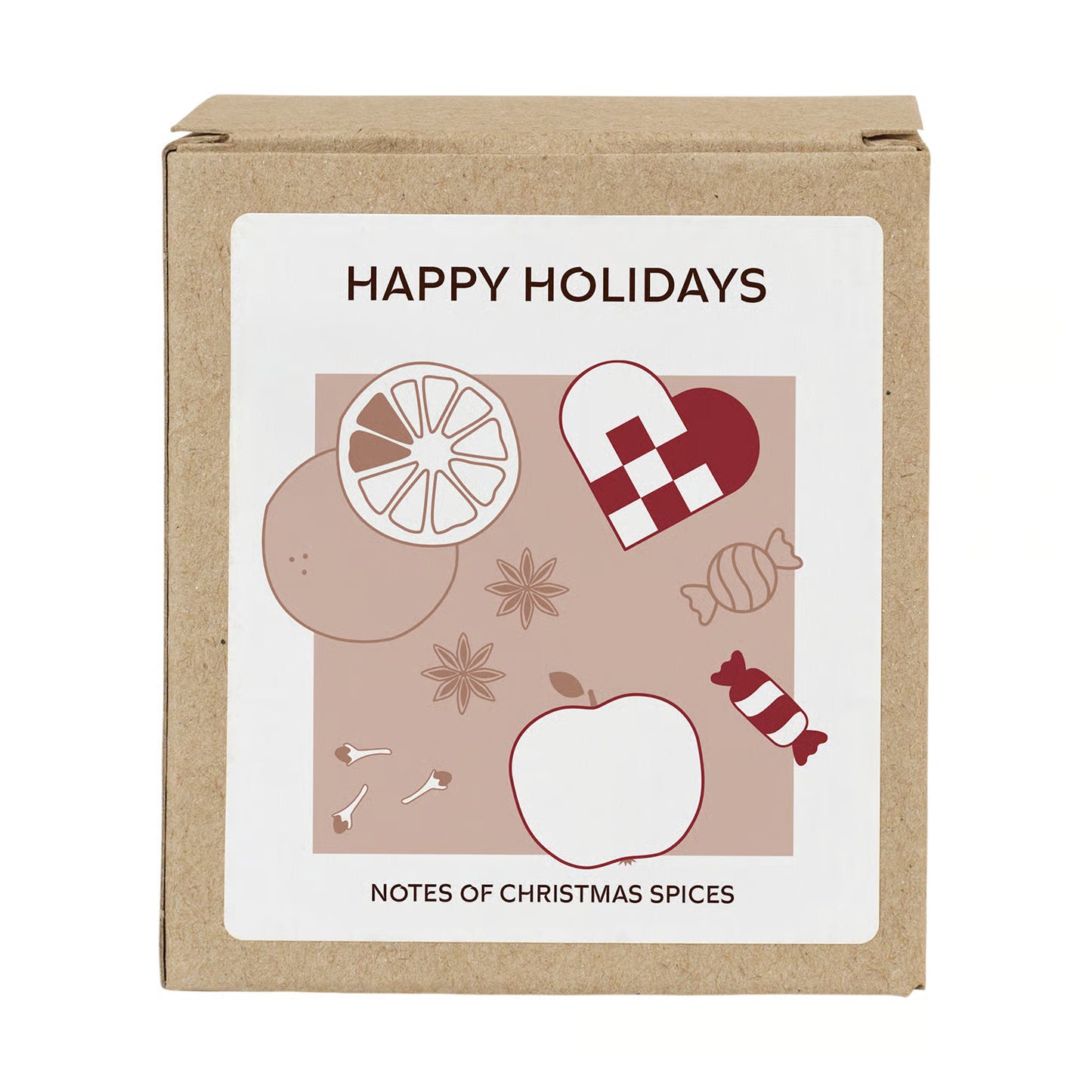 Broste Scented Soy Candle - Happy Holidays