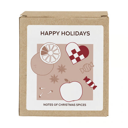 Broste Scented Soy Candle - Happy Holidays