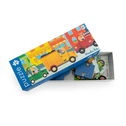 Vehicle Puzzle (24 pcs) - Les Popipop