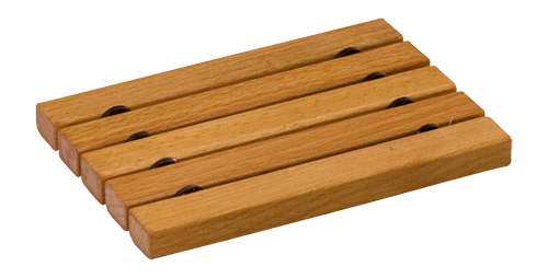 Rectangular Beechwood Soap Dish